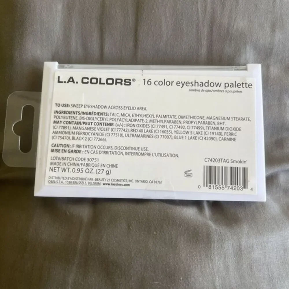 L.A. Colors New 16 Color‎ Palette.